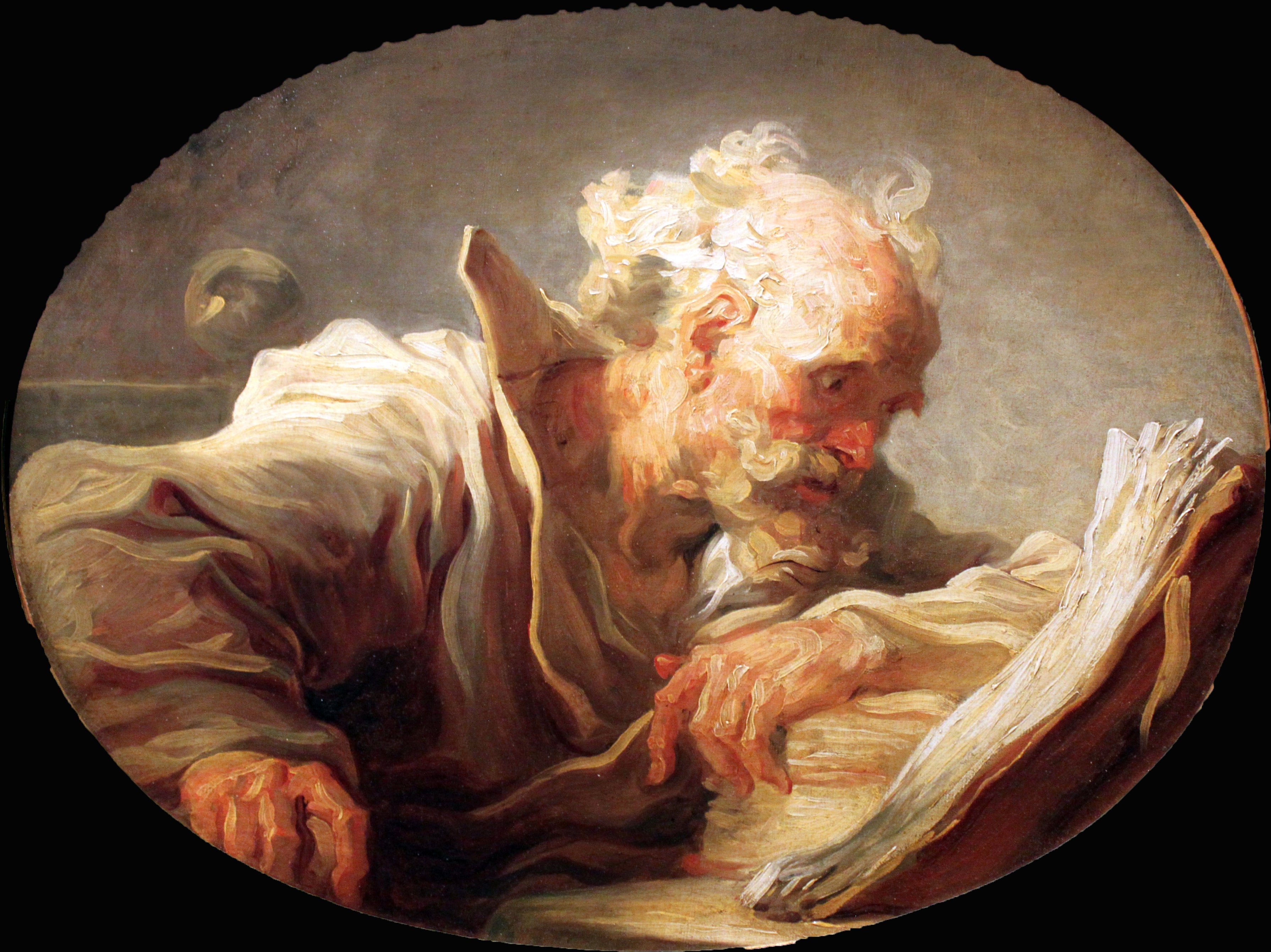 Un philosophe lisant - Jean-Honoré Fragonard