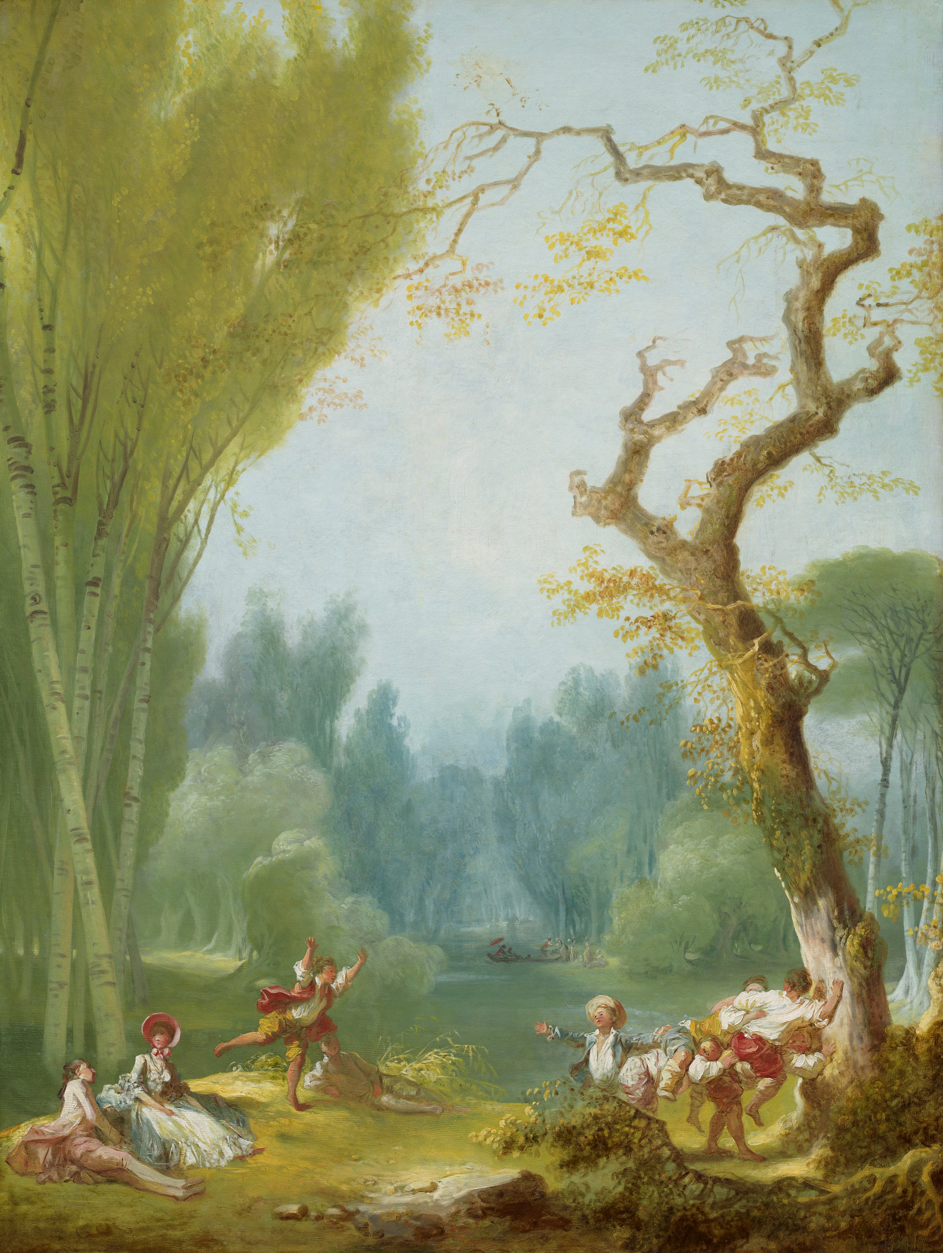 Un jeu de cheval et de cavalier - Jean-Honoré Fragonard