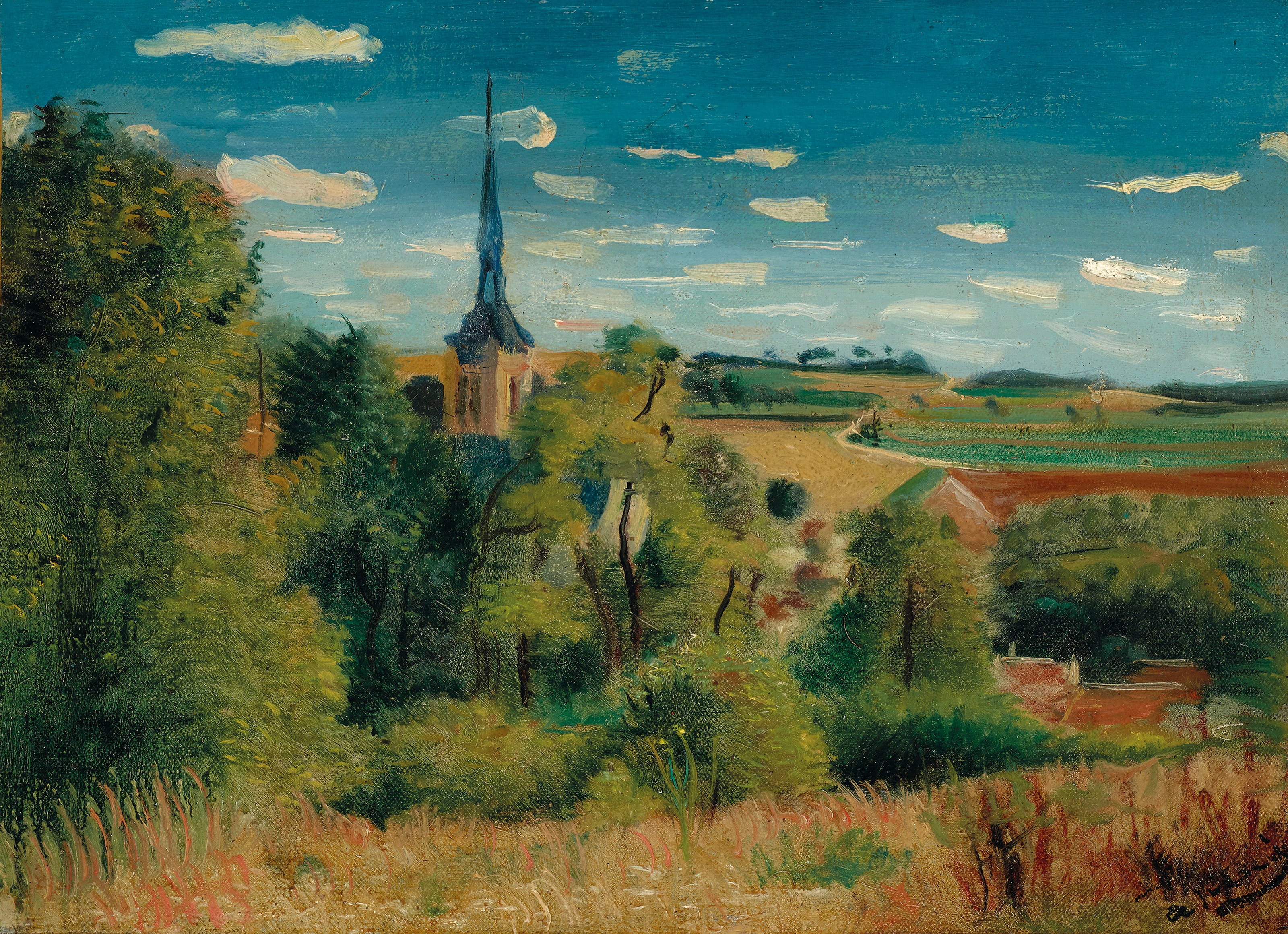 Vue de Donnemarie-en-Montois - André Derain