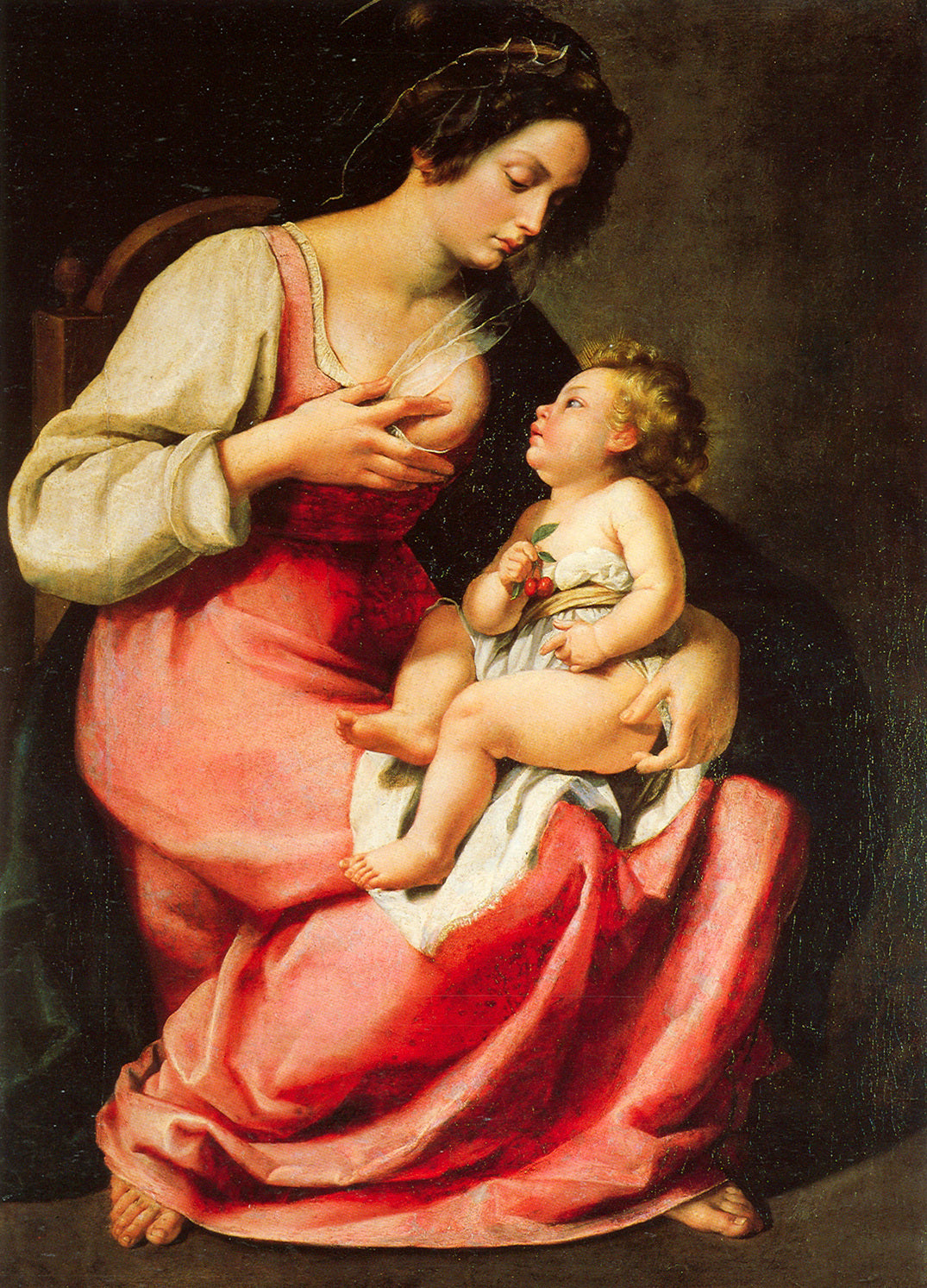 Vierge à l'enfant - Artemisia Gentileschi
