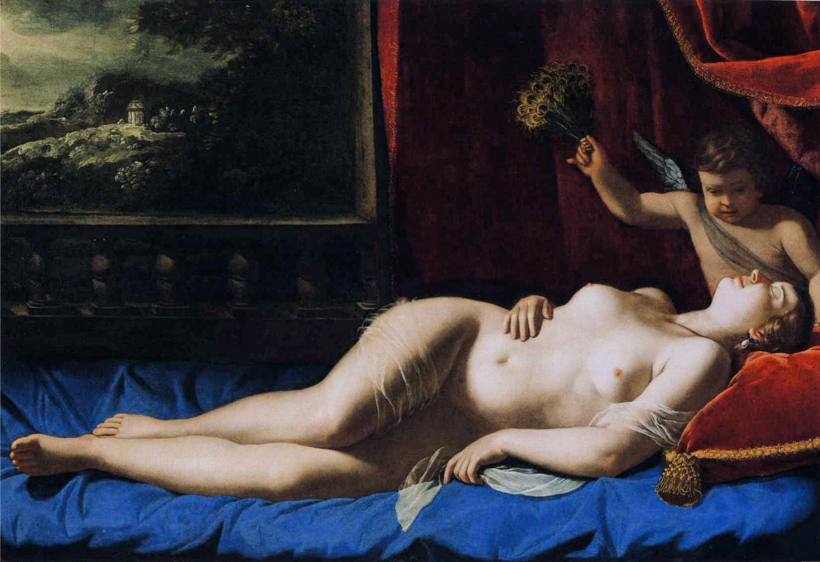Vénus endormie - Artemisia Gentileschi