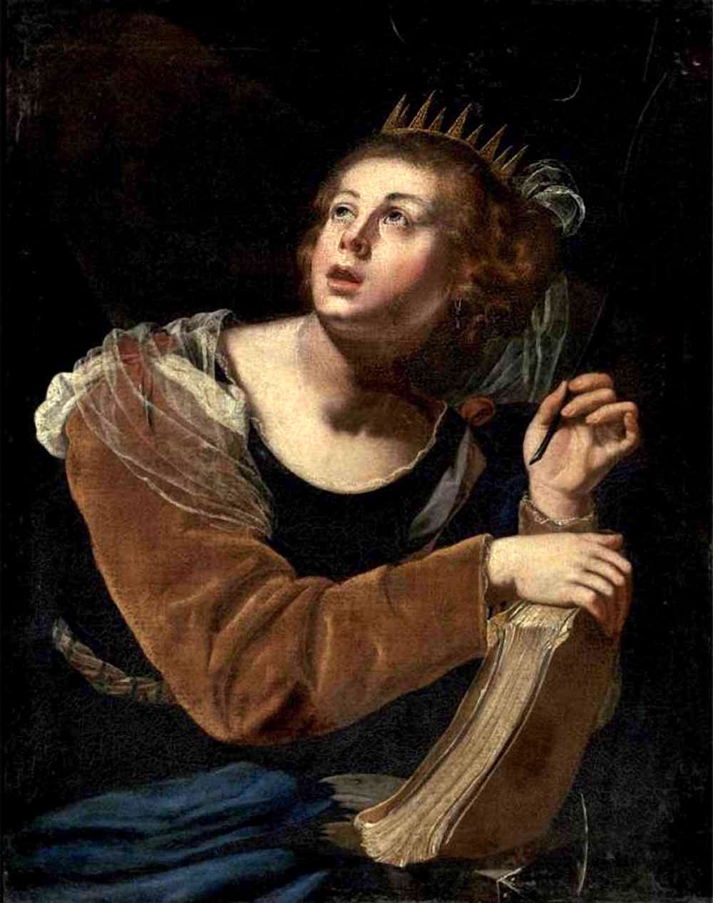 Sainte Catherine d'Alexandrie - Artemisia Gentileschi