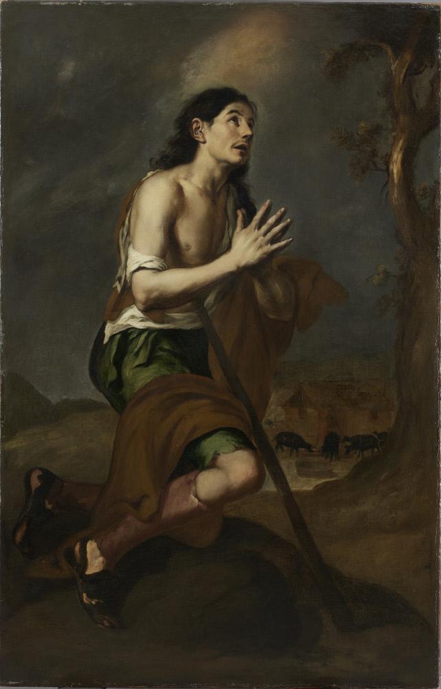 Le fils prodigue parmi les porcs - Bartolomé Esteban Murillo
