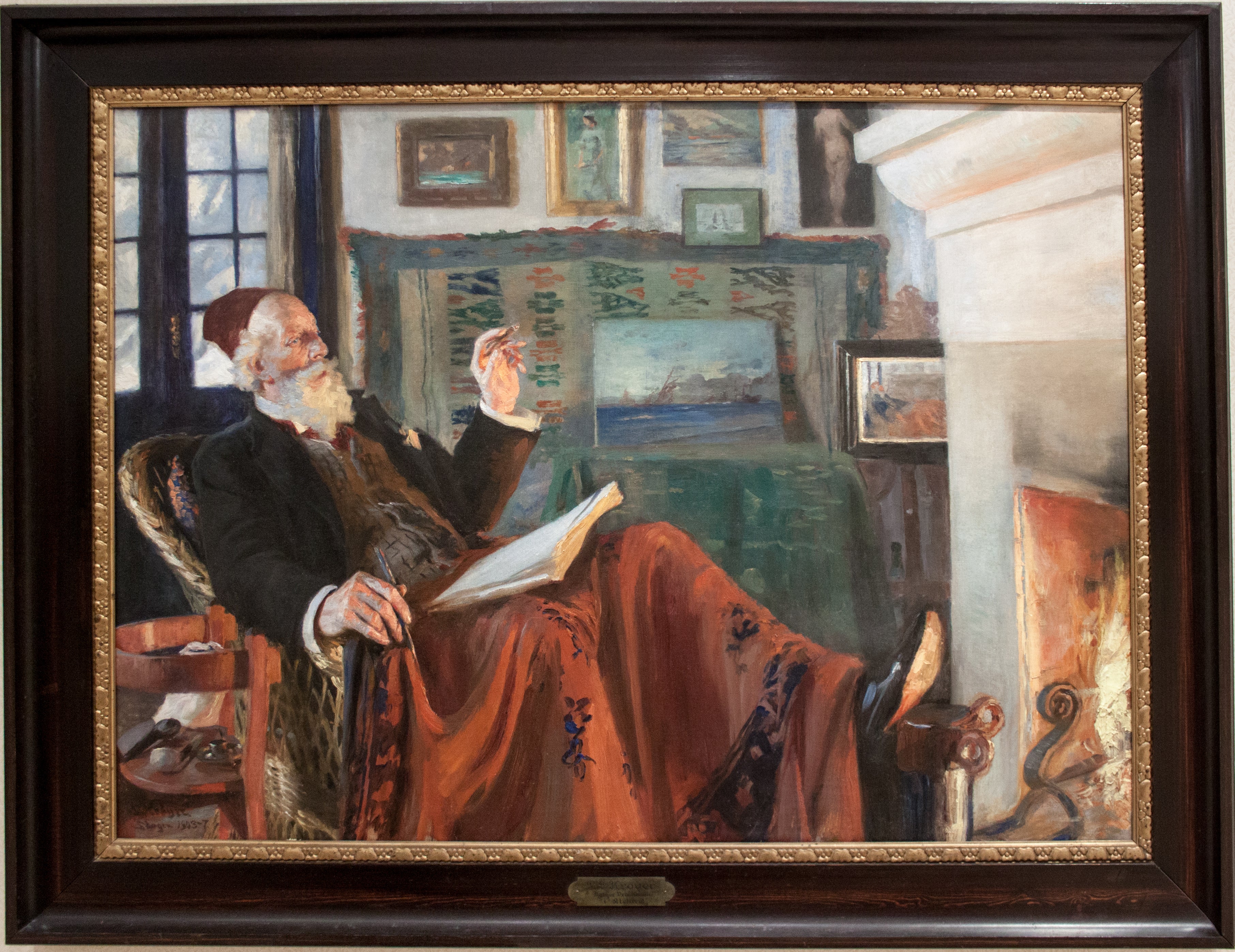 Au coin du feu - Peder Severin Krøyer