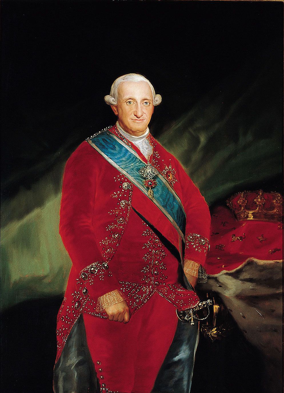 Reproduction du tableau « Portrait de Charles IV d'Espagne - Francisco de Goya » par Alpha Reproduction en peinture à l’huile