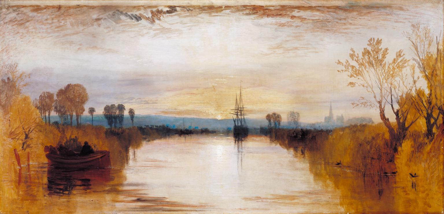 Reproduction du tableau « Canal de Chichester - J. M. W. Turner » par Alpha Reproduction en peinture à l’huile