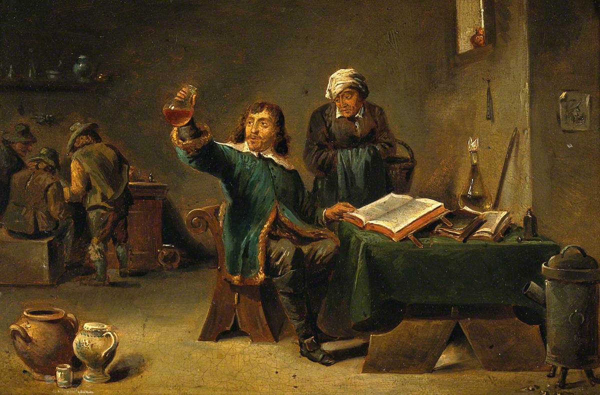 Un médecin examinant une fiole d'urine - David Teniers le Jeune