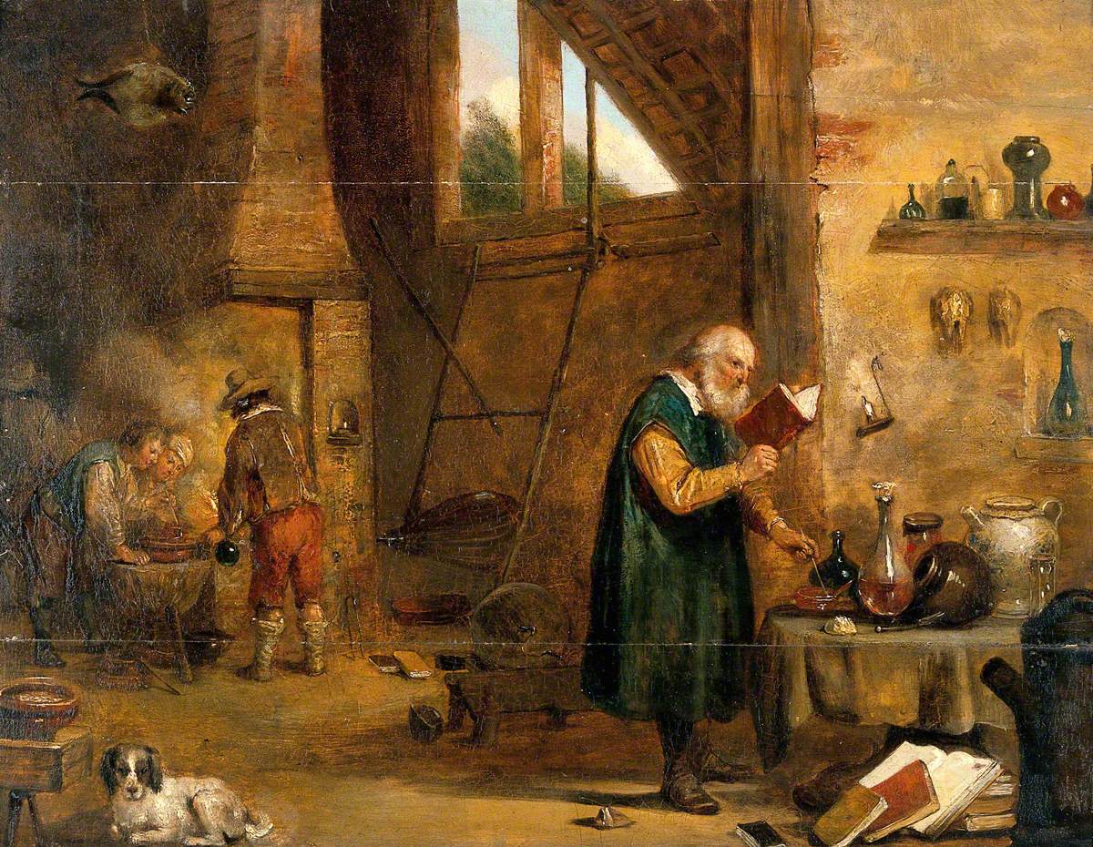 Un alchimiste dans son laboratoire - David Teniers le Jeune
