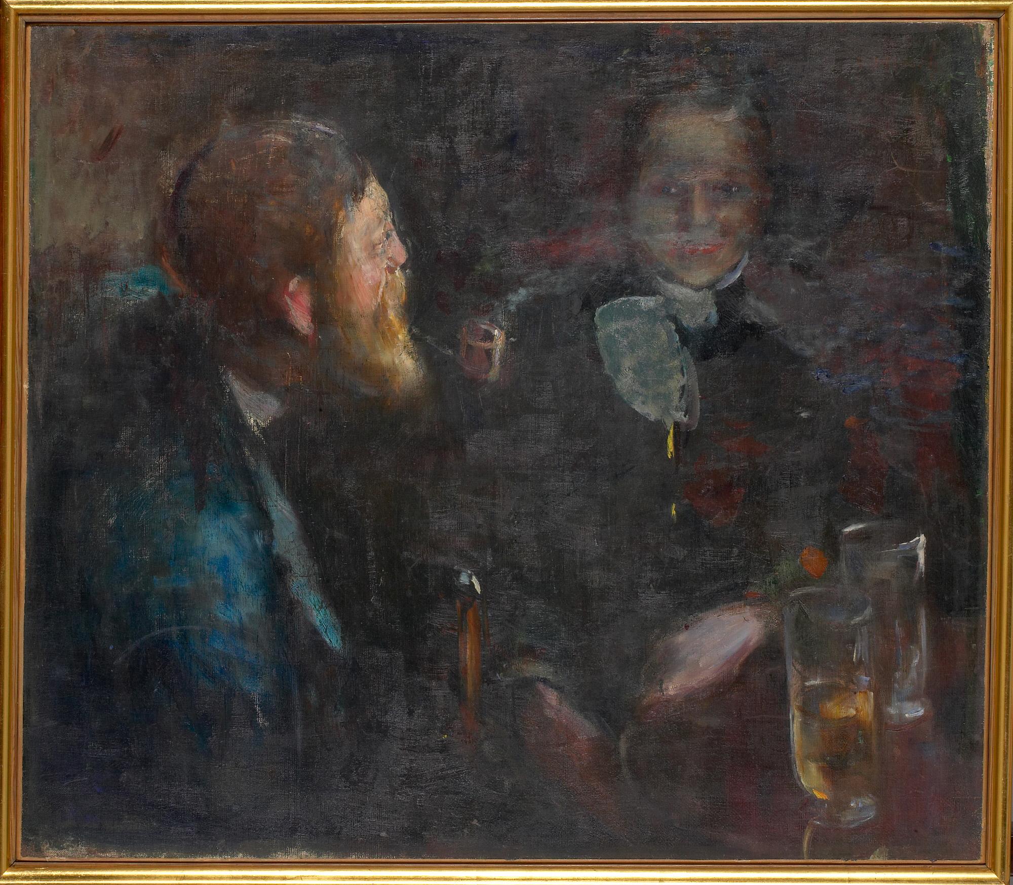 Reproduction du tableau « Tête-à-tête - Edvard Munch » par Alpha Reproduction en peinture à l’huile