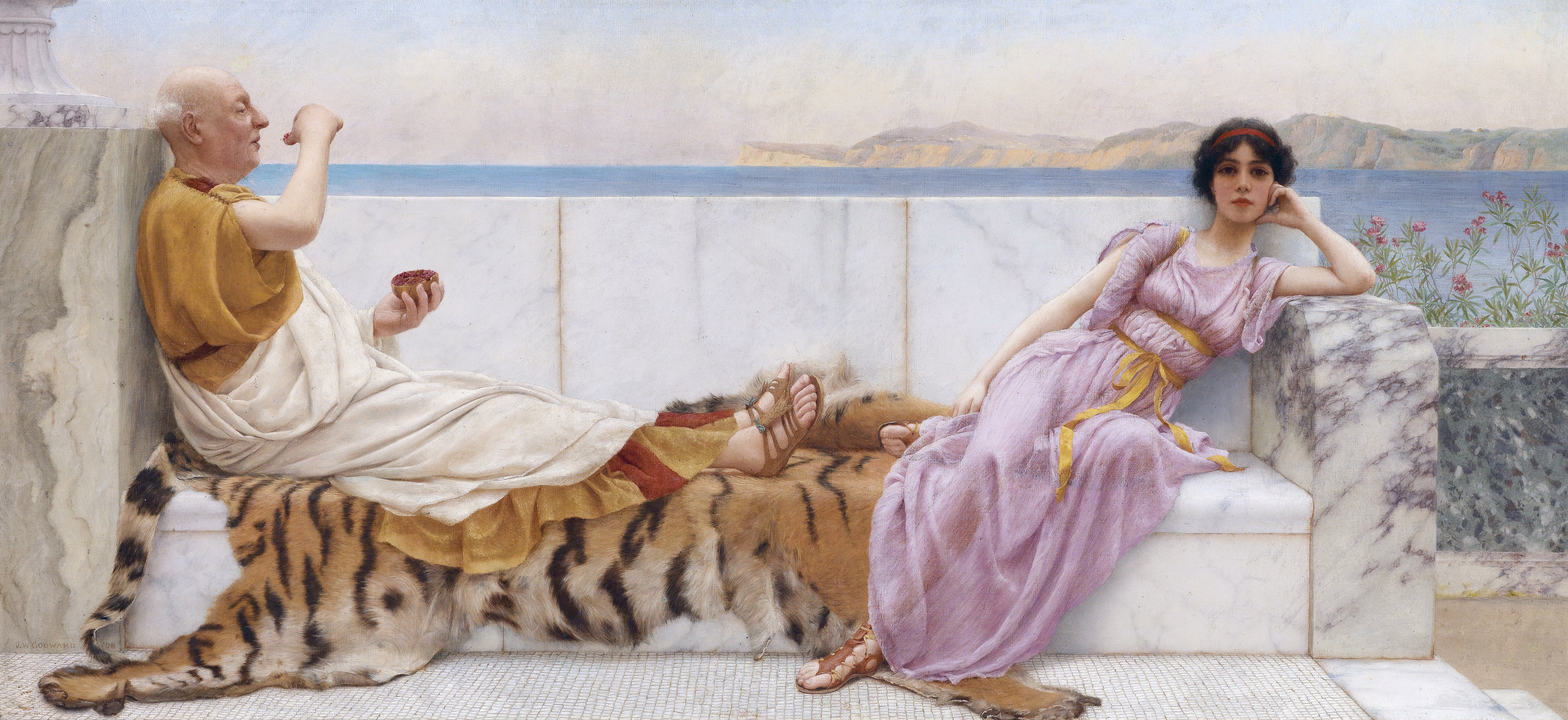 Quatre-Vingt et Dix-Huit - John William Godward