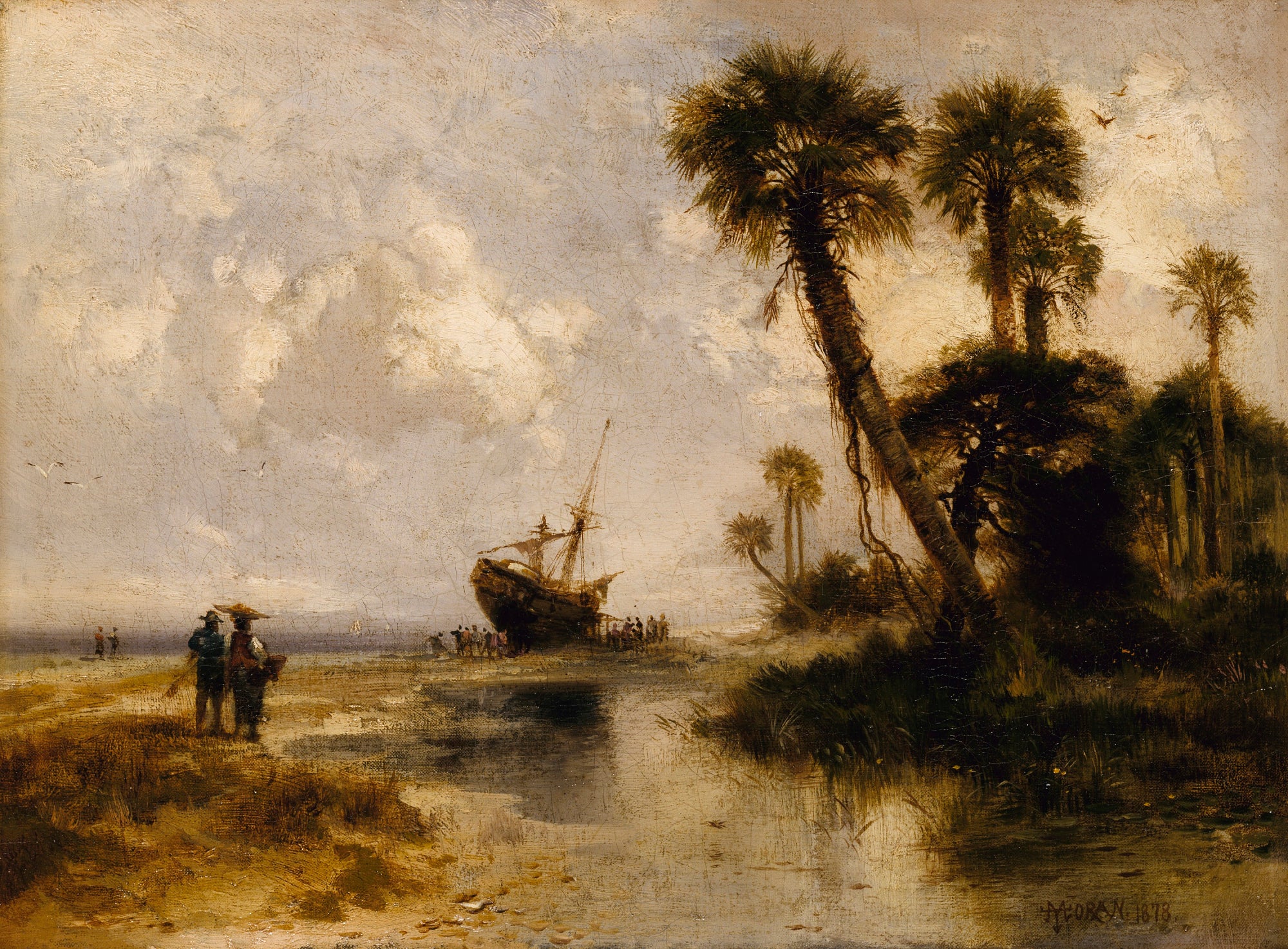 Île de Fort George, Floride - Thomas Moran