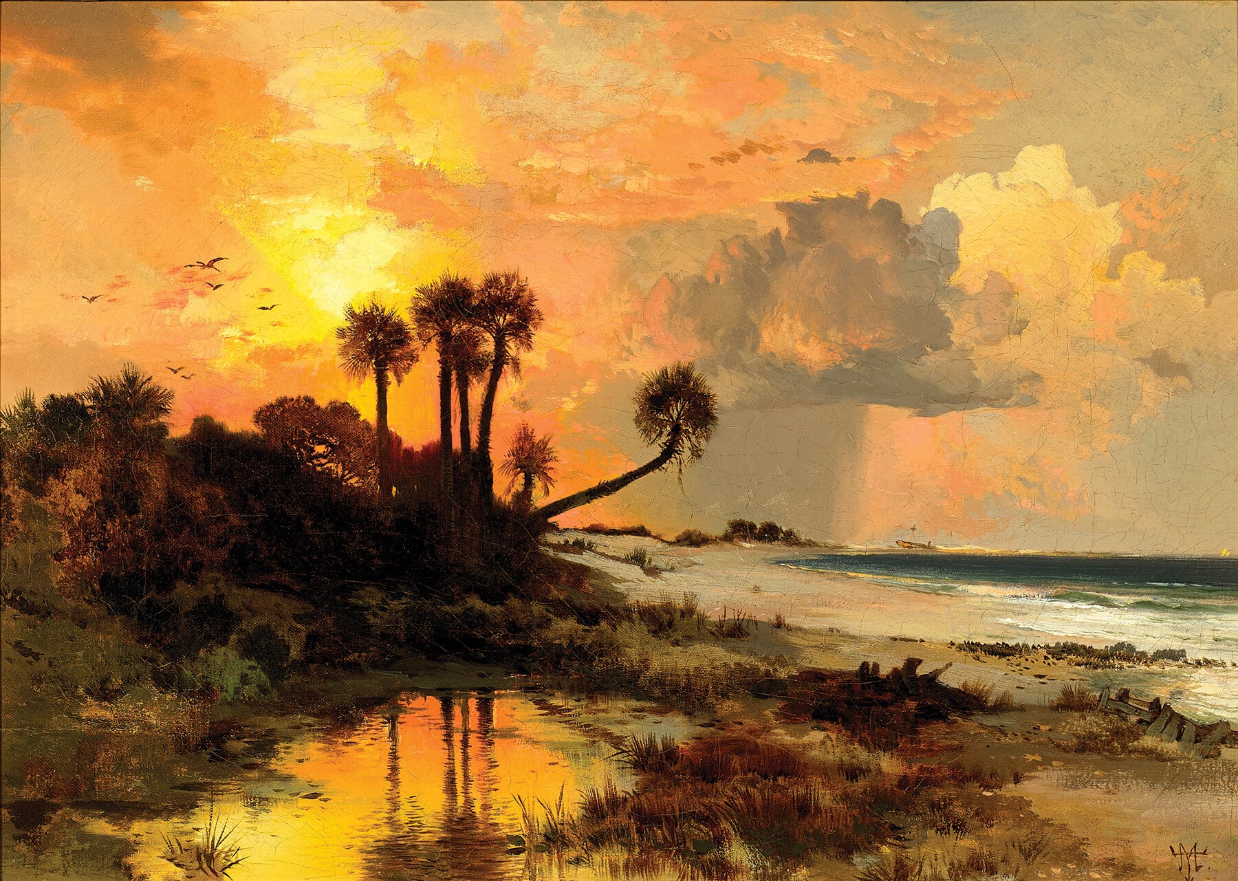Île de Fort George - Thomas Moran