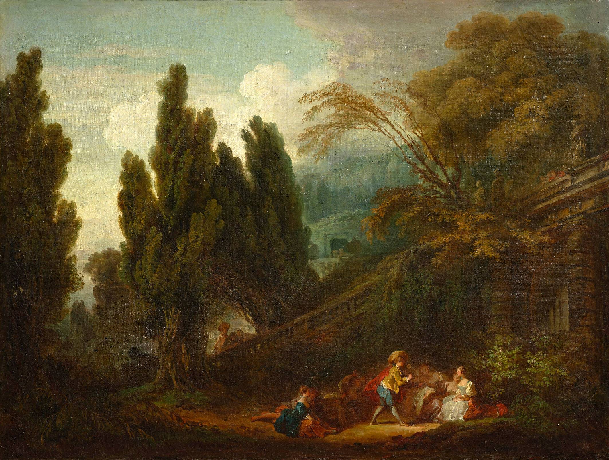 Le Jeu de la palette - Jean-Honoré Fragonard