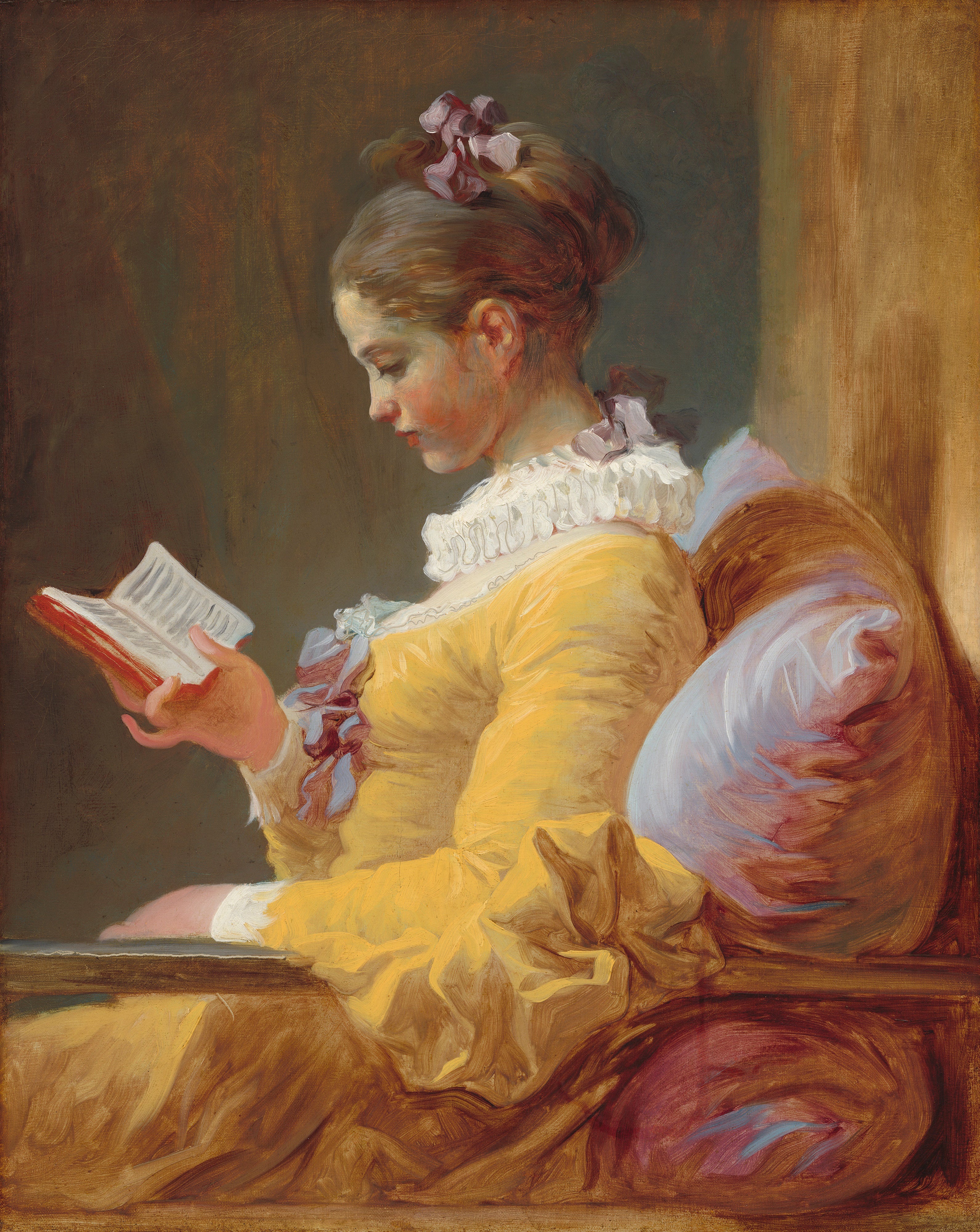 La Liseuse - Jean-Honoré Fragonard
