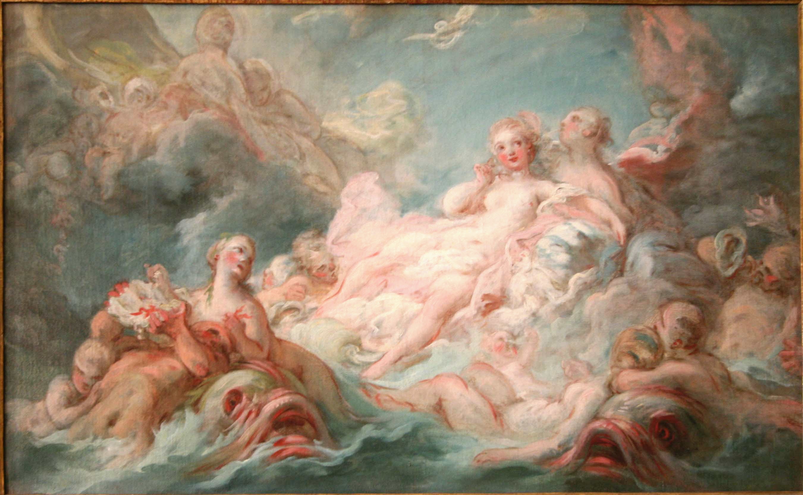 La Naissance de Vénus - Jean-Honoré Fragonard