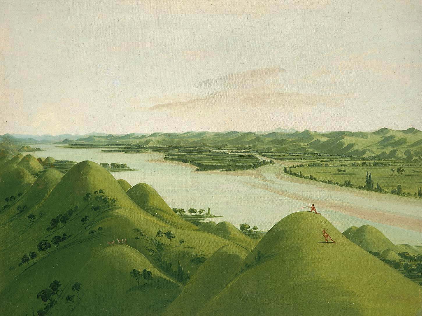 Magnifiques prairies au-dessus des Poncas, à 1 050 milles au-dessus de Saint-Louis - George Catlin