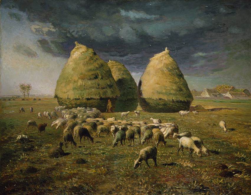 Meules de foin, automne - Jean-François Millet