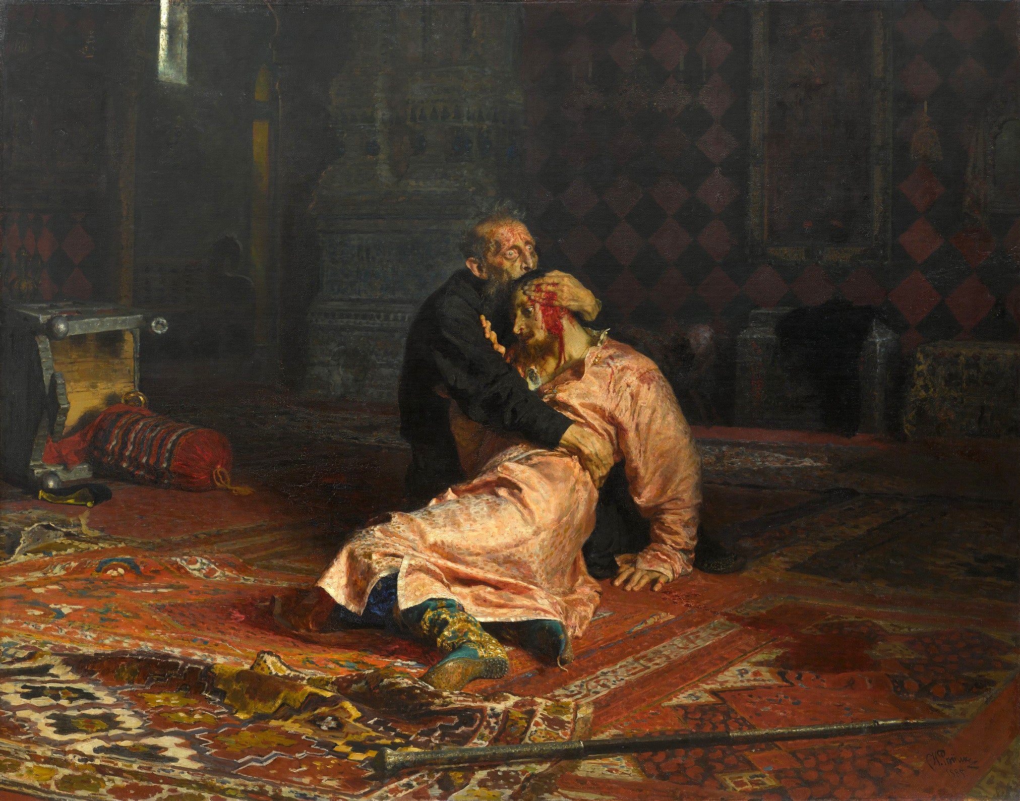 Ivan le Terrible tue son fils - Ilya Repin