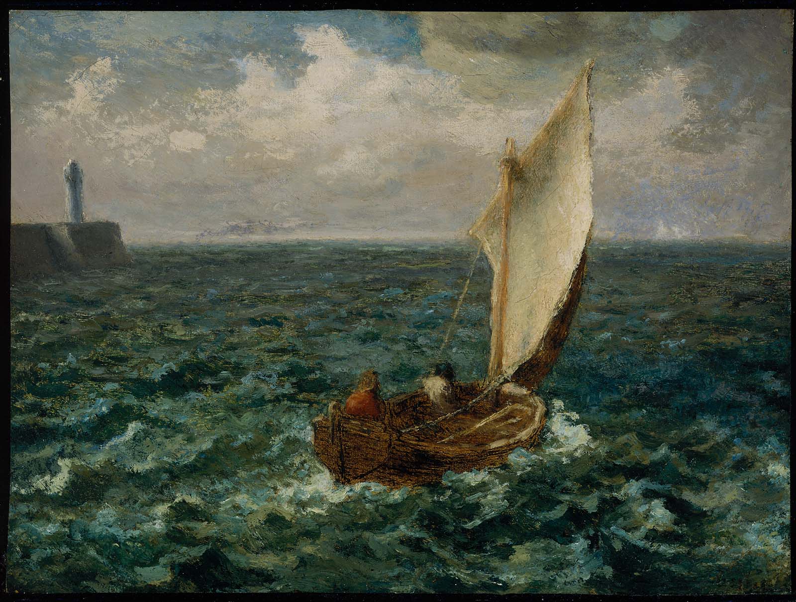 Bateau de pêche - Jean-François Millet