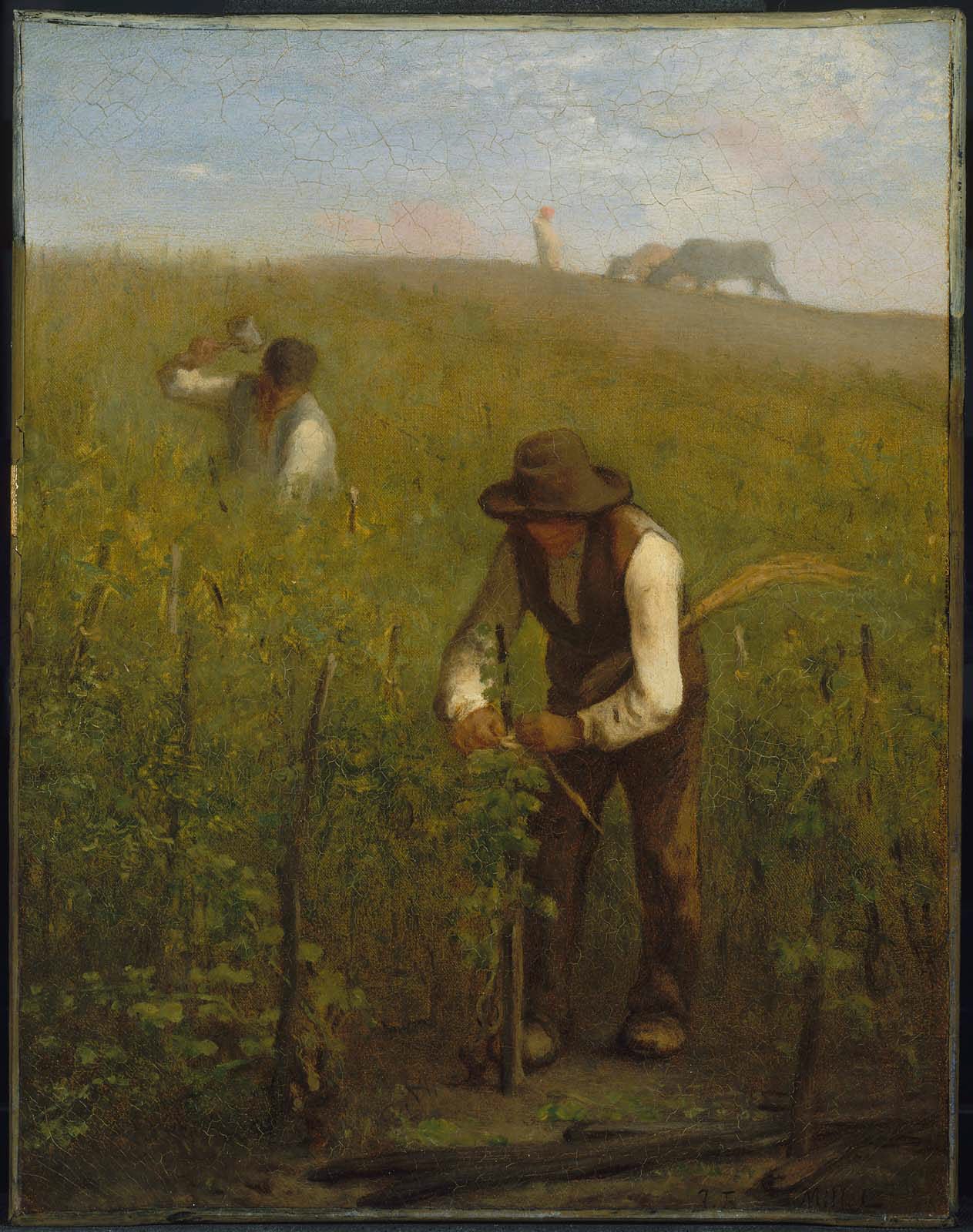 Dans le vignoble - Jean-François Millet