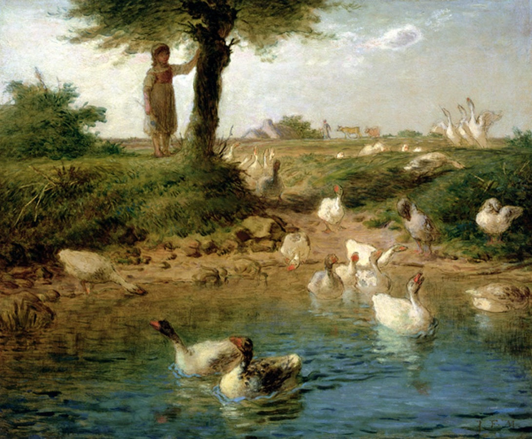 La gardeuse d'oies - Jean-François Millet
