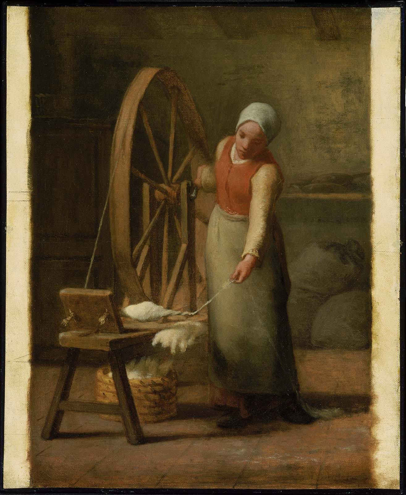 Spinner debout - Jean-François Millet