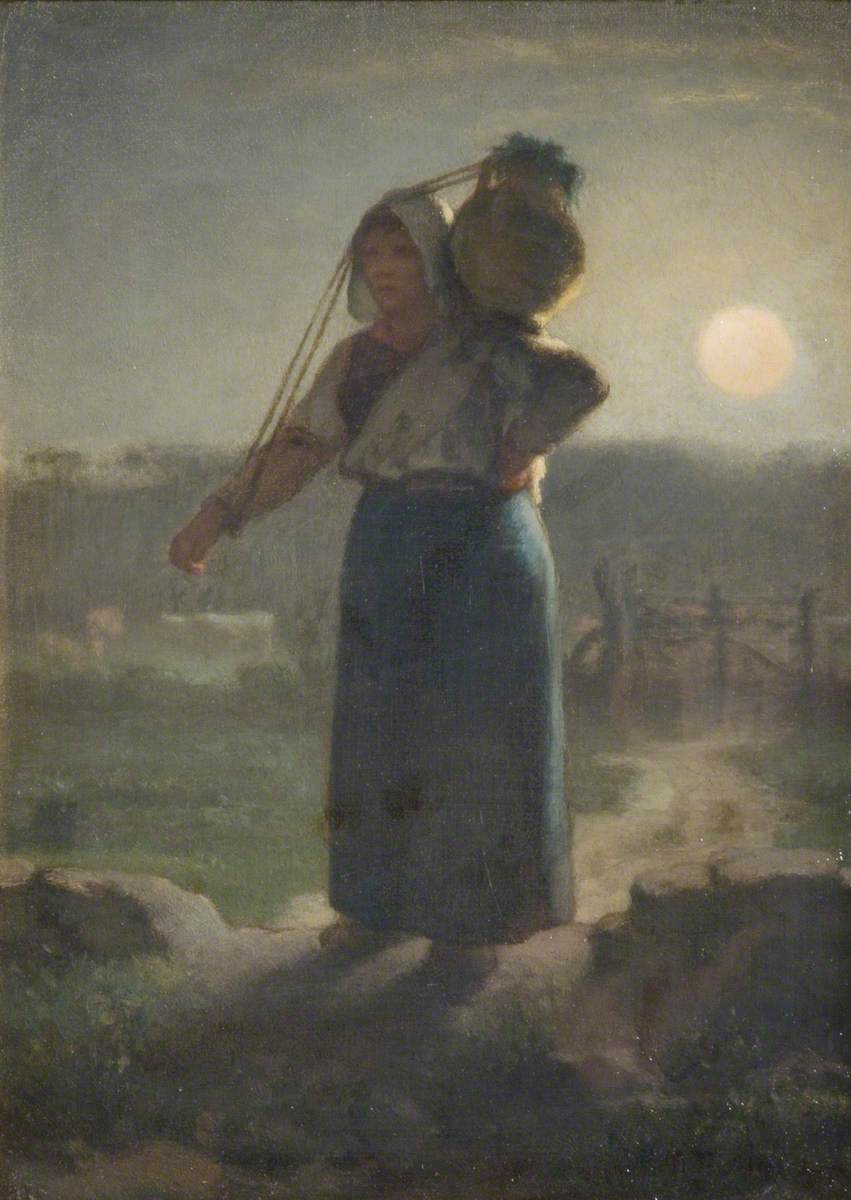 Une laitière - Jean-François Millet