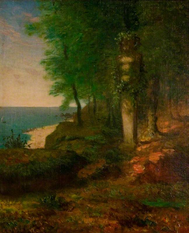 Paysage avec une figure terminale - Jean-François Millet