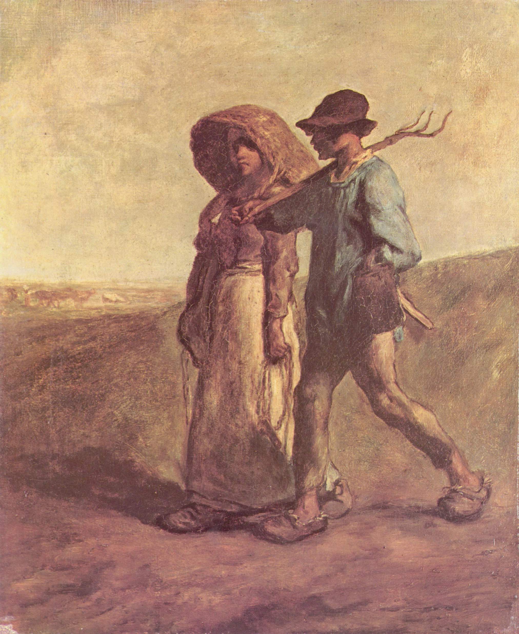 Le Départ pour le travail - Jean-François Millet