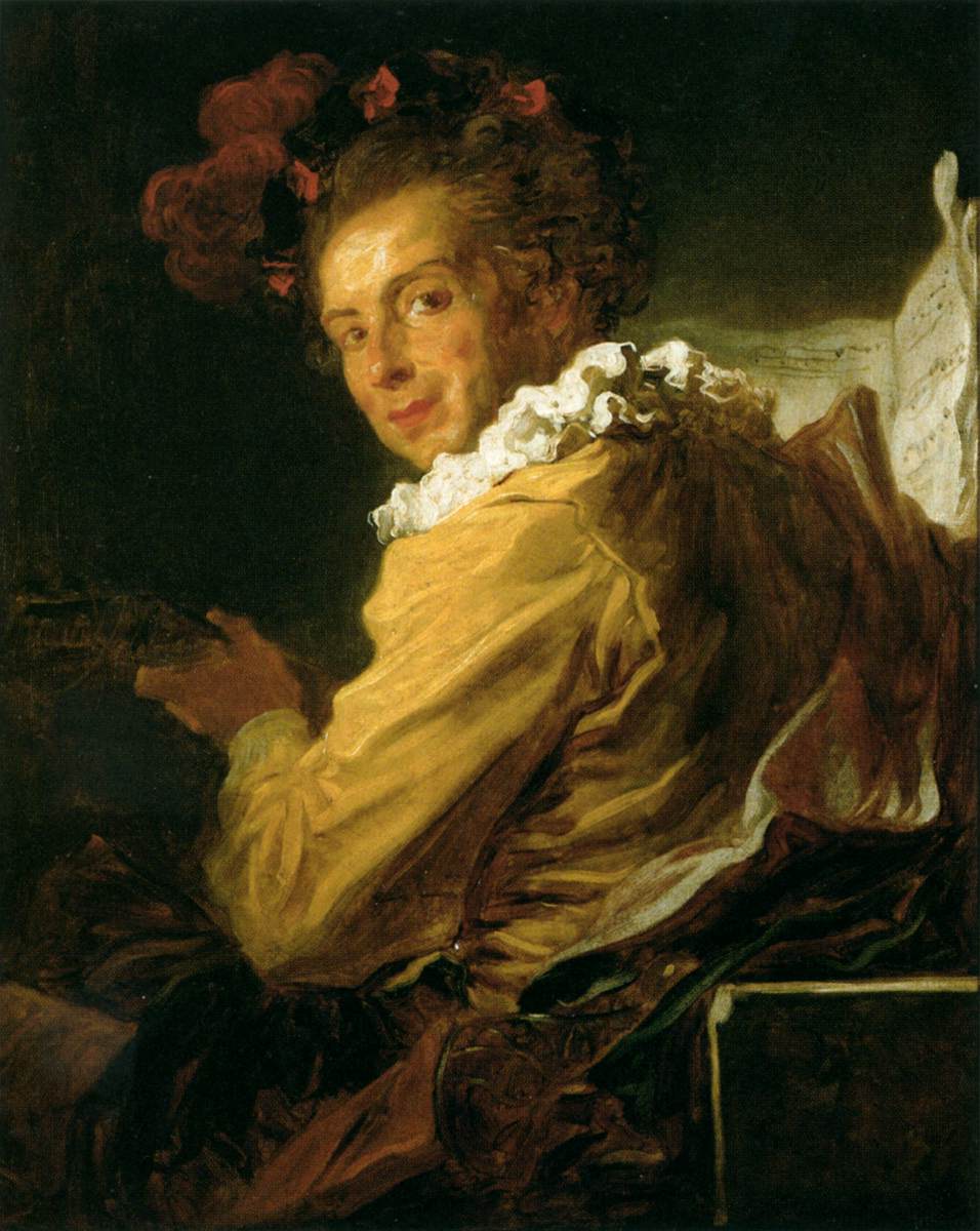 La musique - Portrait de M. de la Bretèche - Jean-Honoré Fragonard