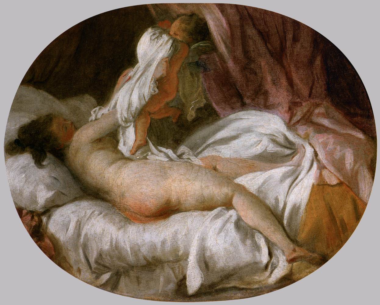 La Chemise retire - Jean-Honoré Fragonard