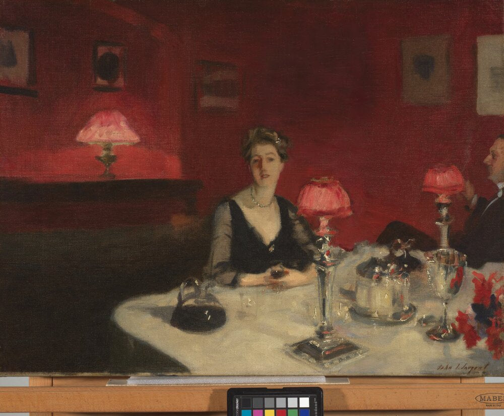 Reproduction du tableau « Le Verre de Porto - John Singer Sargent » par Alpha Reproduction en peinture à l’huile