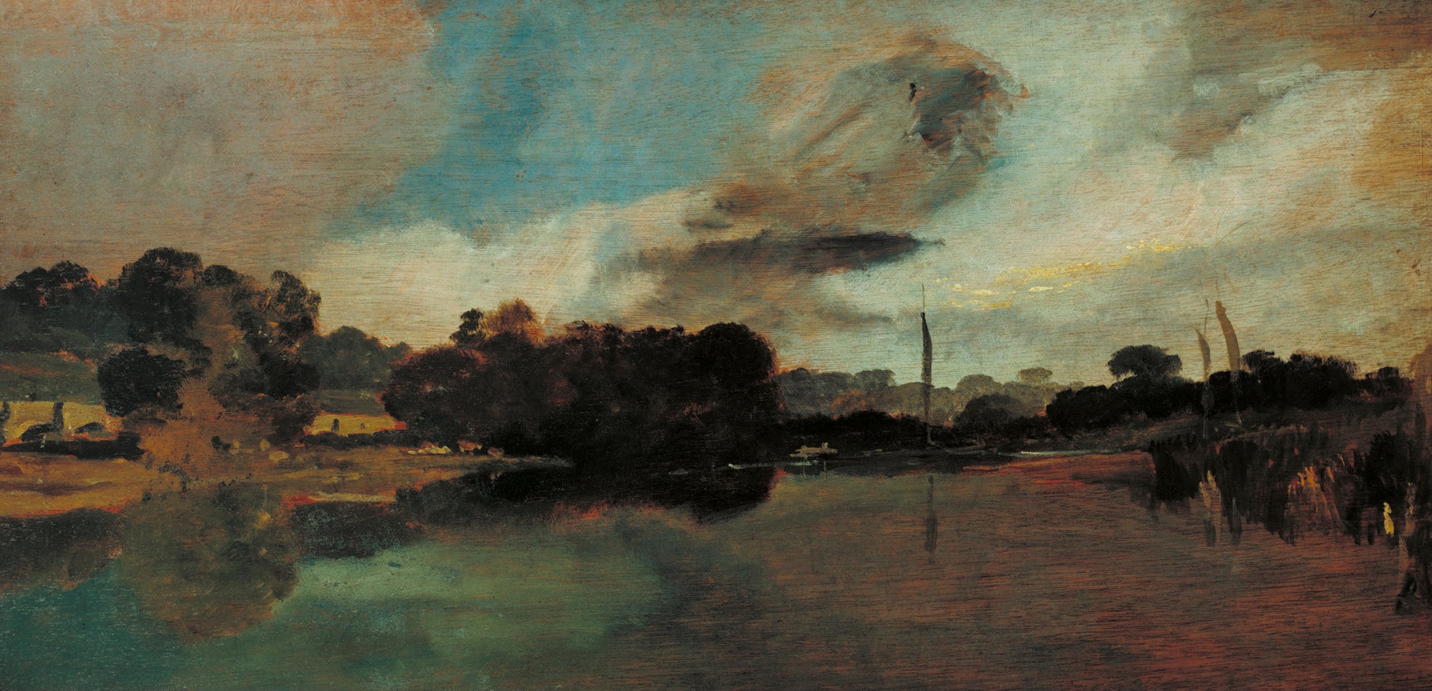 Reproduction du tableau « Walton Reach - J. M. W. Turner » par Alpha Reproduction en peinture à l’huile