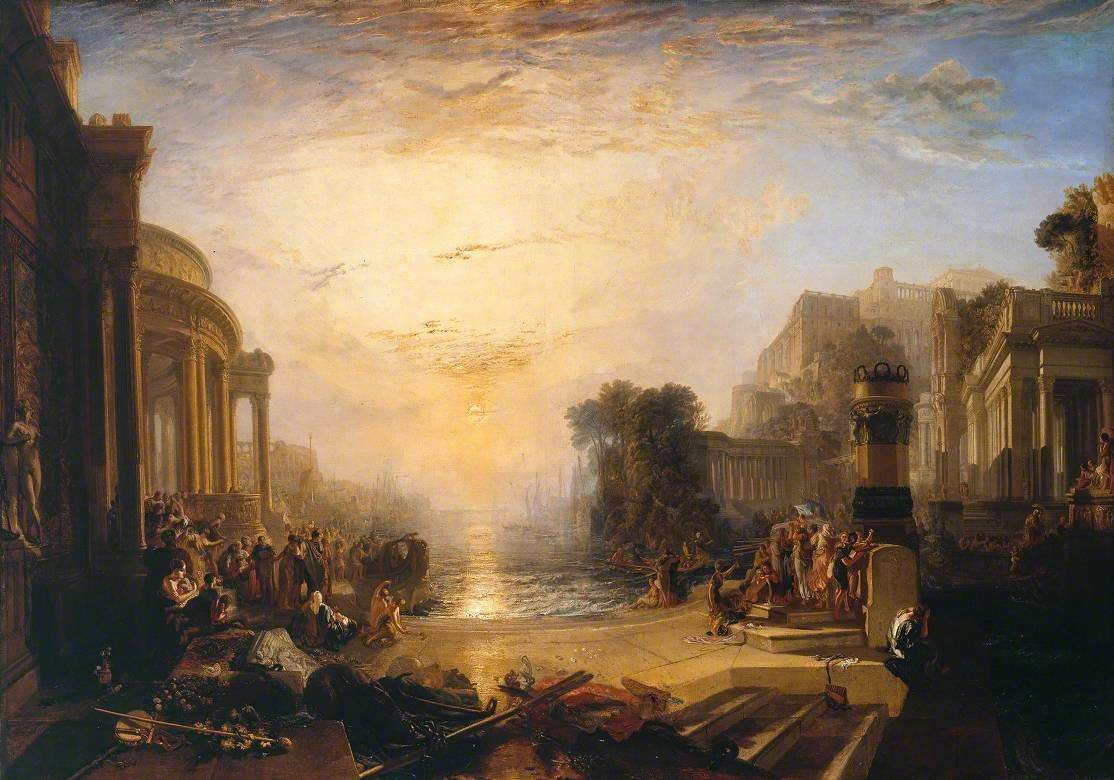 Reproduction du tableau « Le Déclin de l'Empire carthaginois - J. M. W. Turner » par Alpha Reproduction en peinture à l’huile