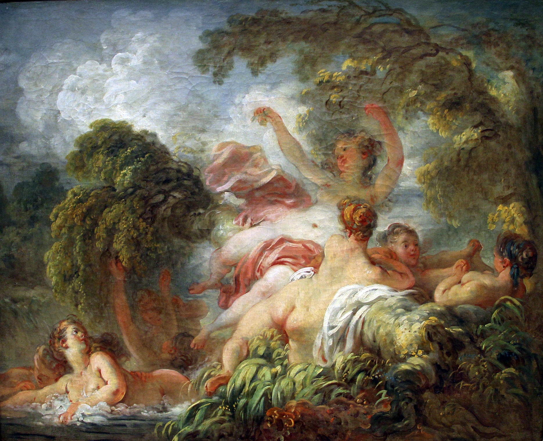 Les Baigneuses - Jean-Honoré Fragonard