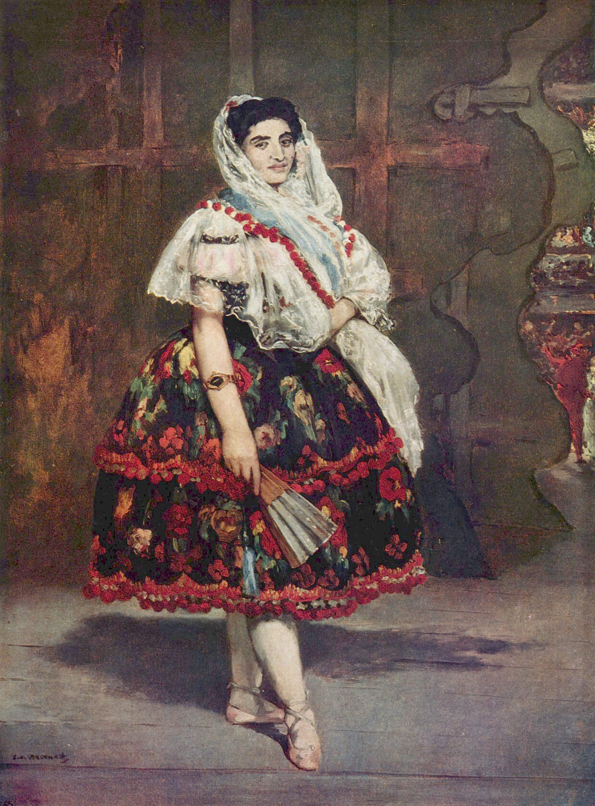 Reproduction du tableau « Lola de Valence - Édouard Manet » par Alpha Reproduction en peinture à l’huile