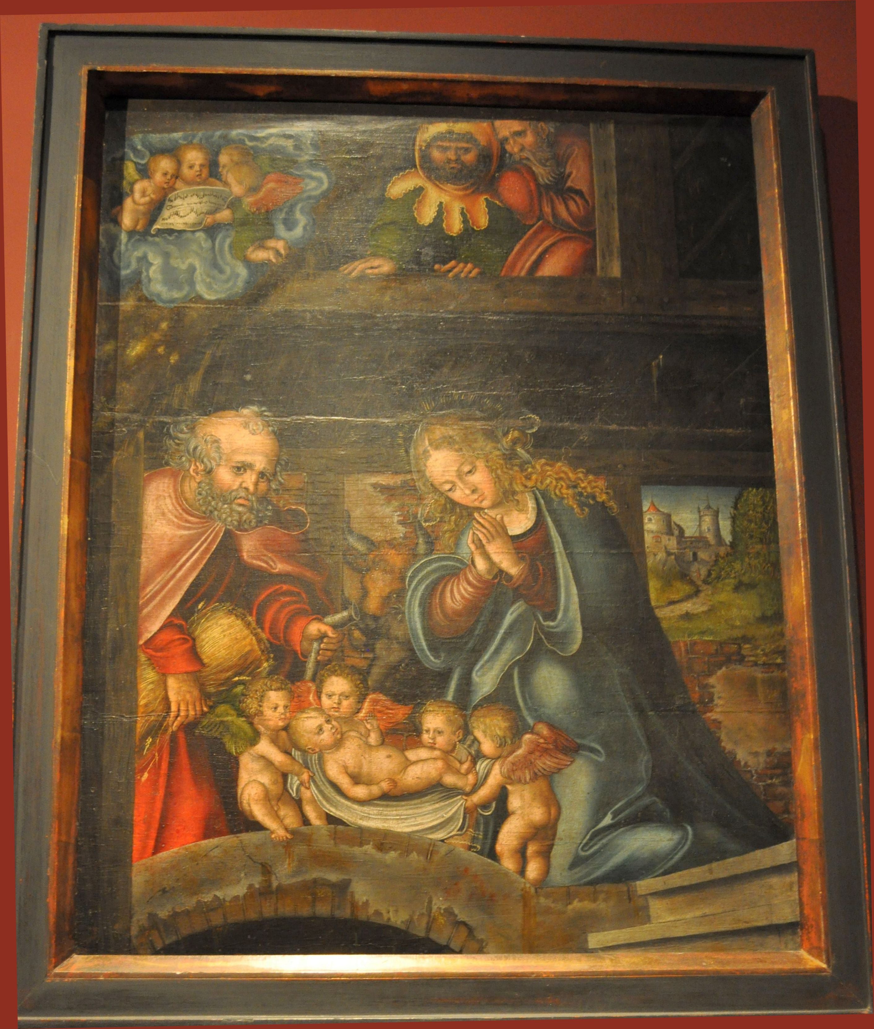 La Nativité - Lucas Cranach the Elder