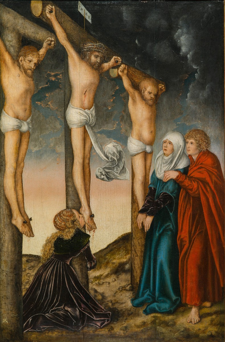 Le Christ sur la croix entre les deux larrons - Lucas Cranach the Elder