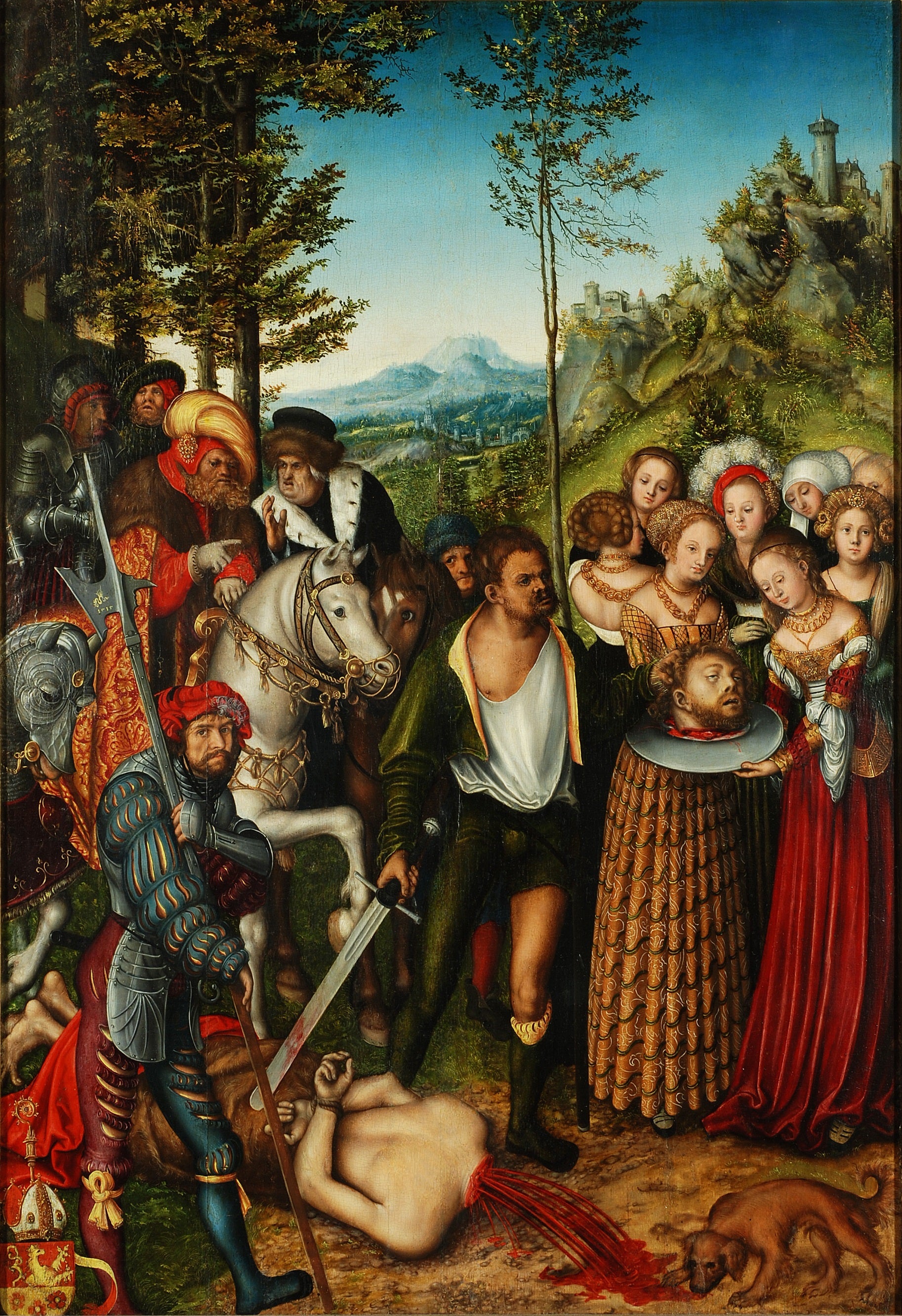 La décapitation de saint Jean-Baptiste - Lucas Cranach the Elder