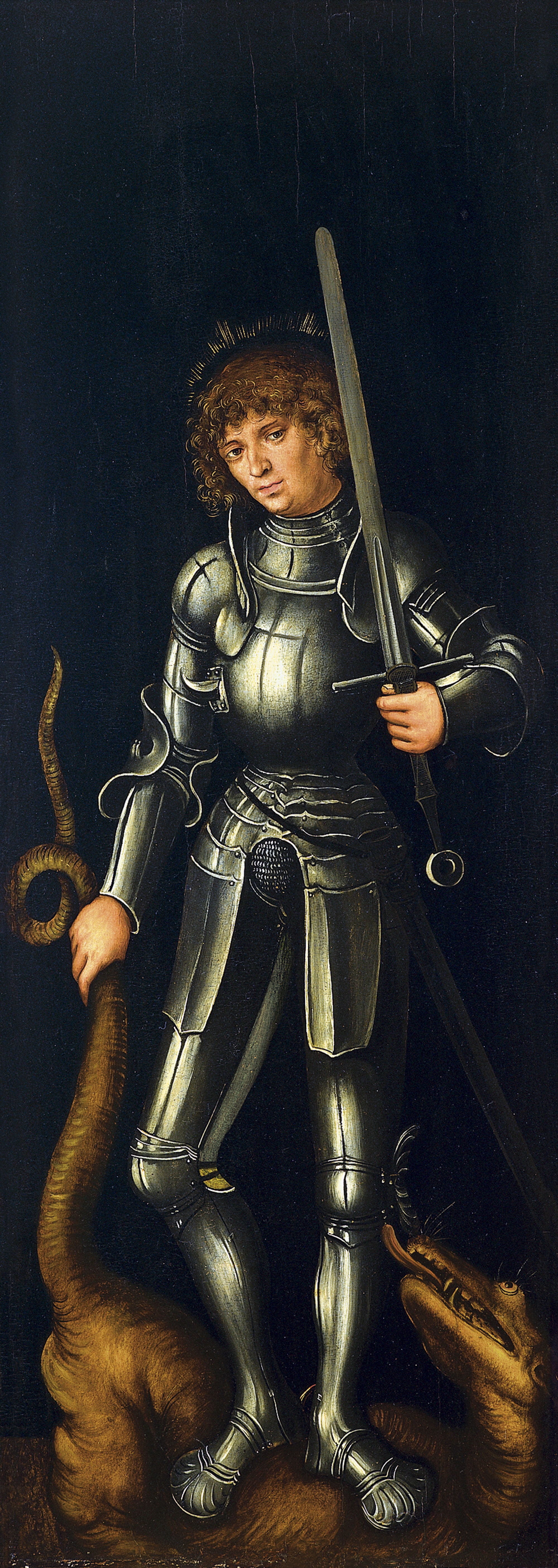 Saint Georges (aile extérieure droite) - Lucas Cranach the Elder