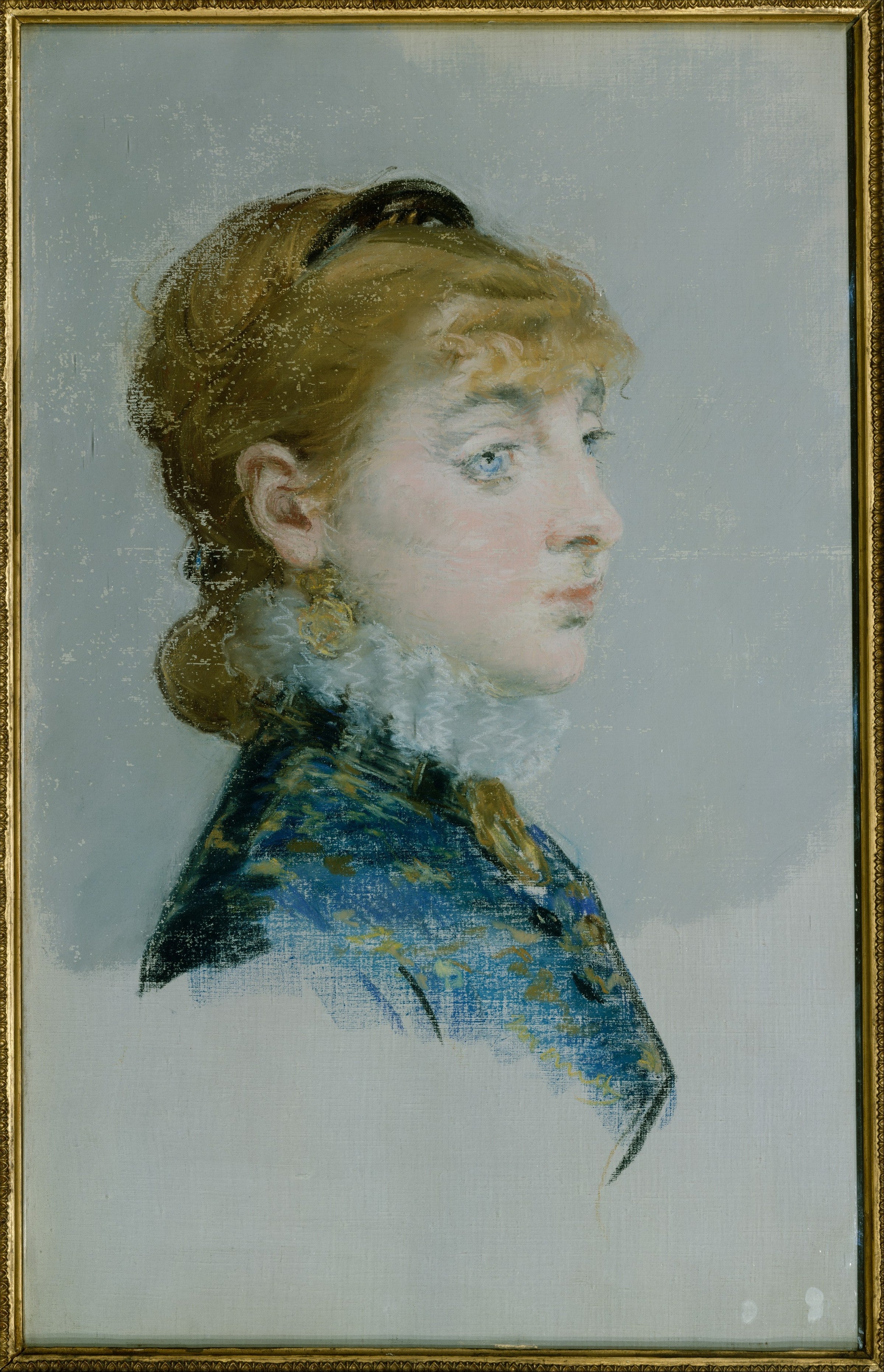 Reproduction du tableau « Mademoiselle Lucie Delabigne - Édouard Manet » par Alpha Reproduction en peinture à l’huile