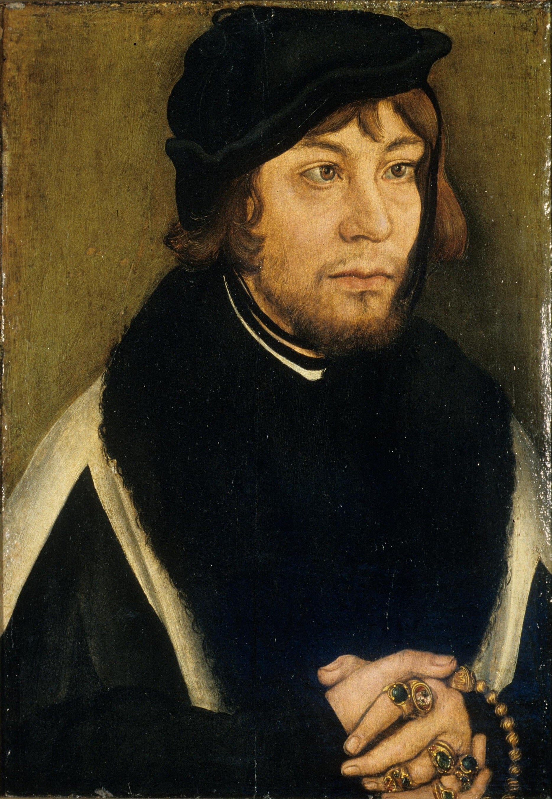 Portrait du margrave Albrecht de Brandebourg-Ansbach - Lucas Cranach the Elder