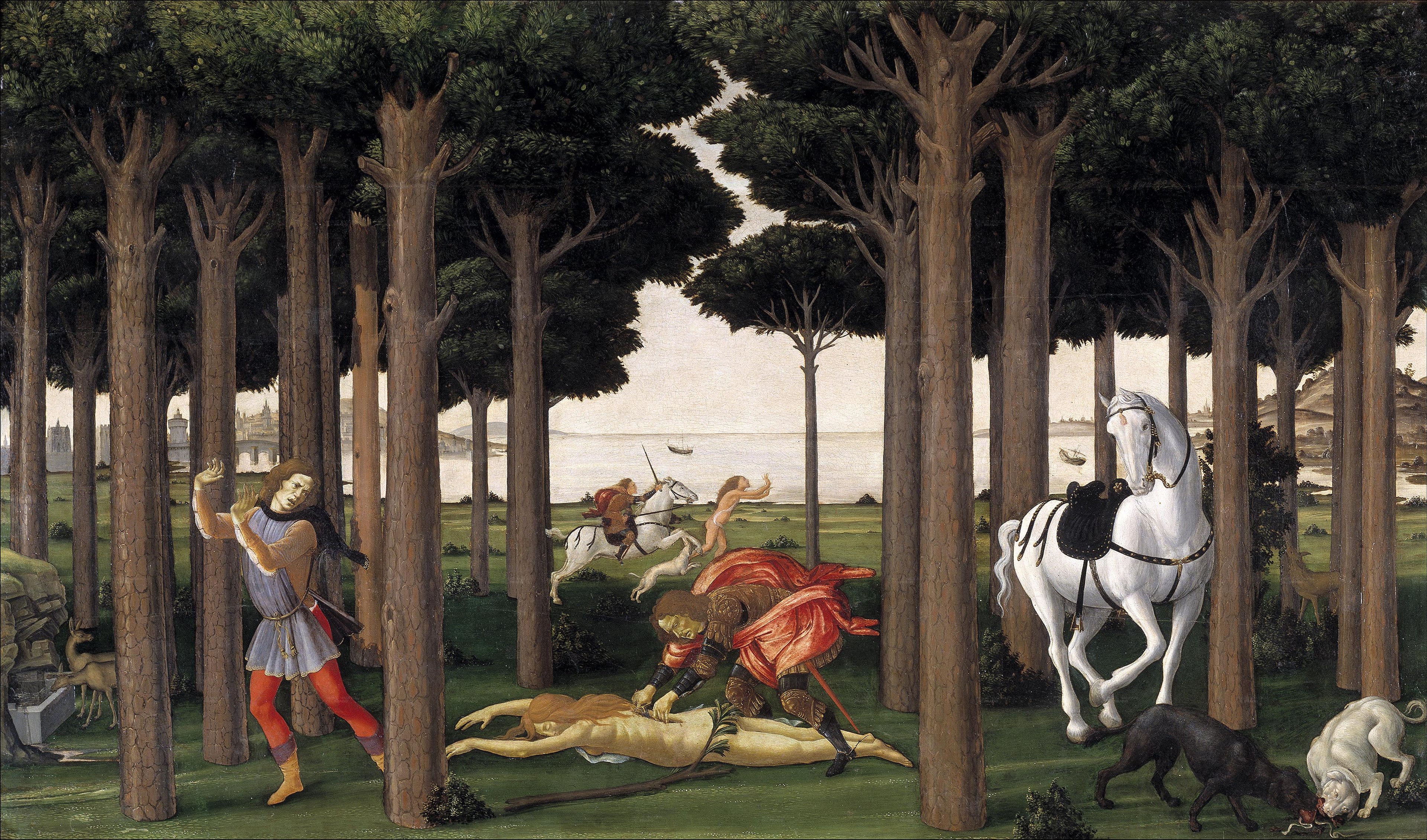 L'Histoire de Nastagio degli Onesti - Sandro Botticelli
