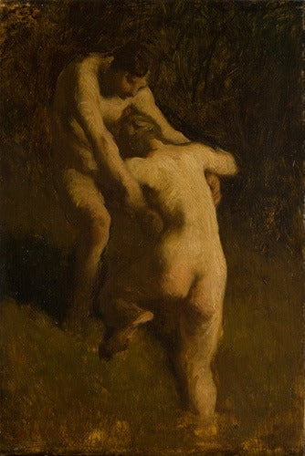 Deux baigneurs - Jean-François Millet
