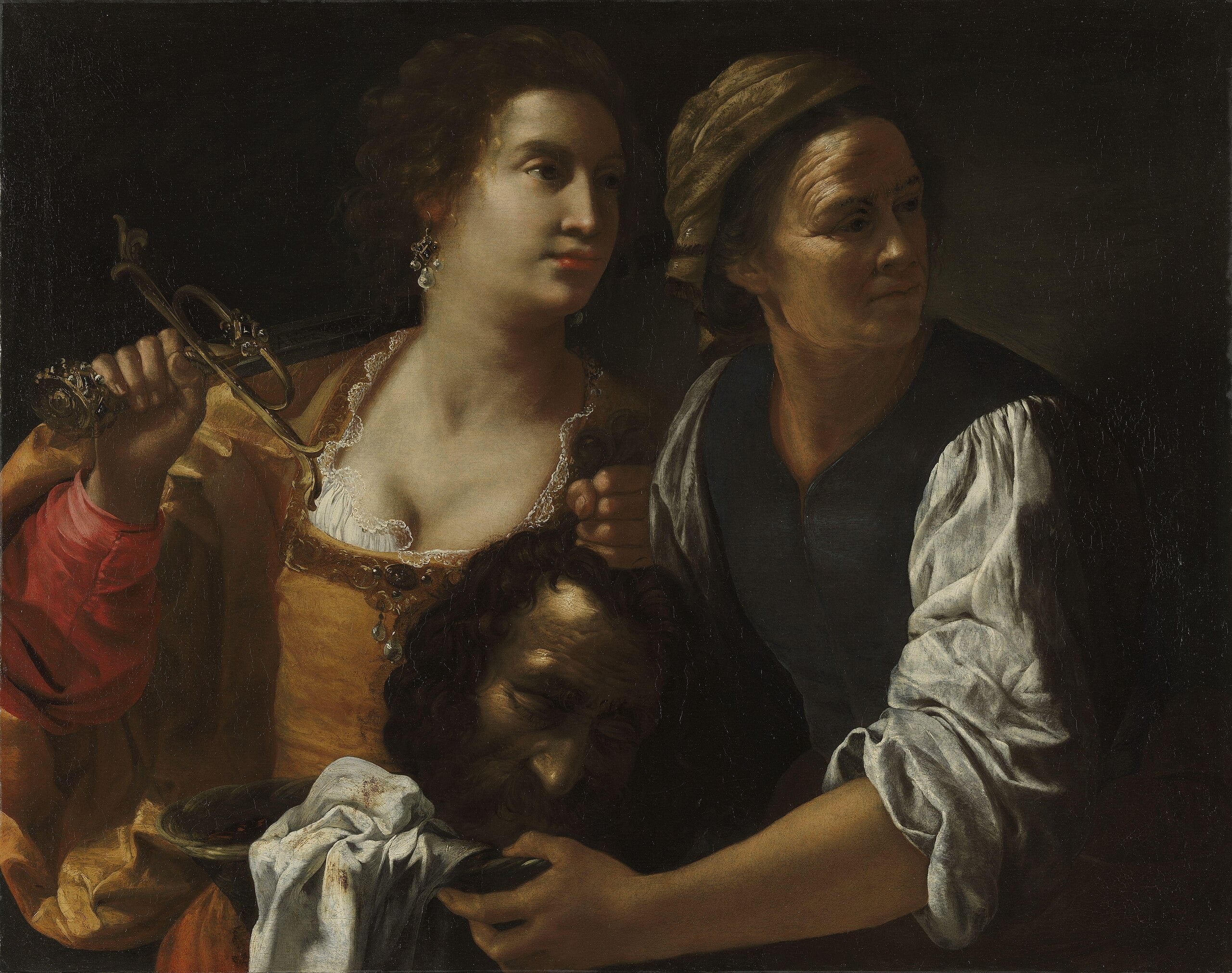 Judith et sa servante avec la tête d'Holopherne - Artemisia Gentileschi