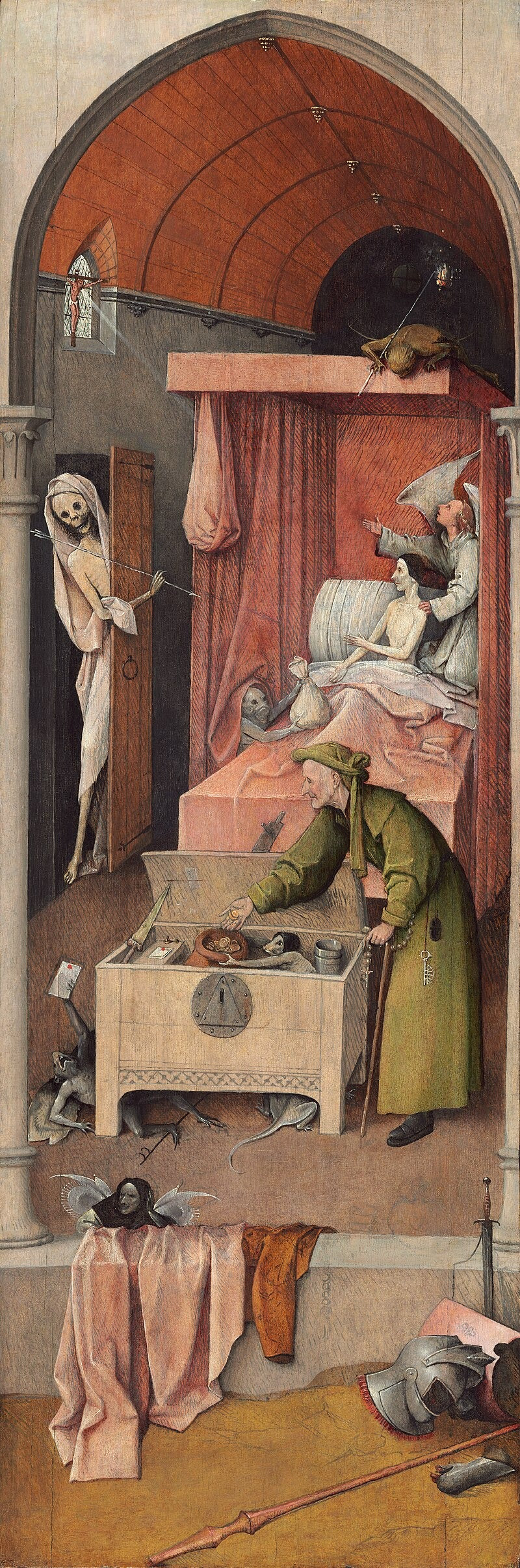 La Mort de l'avare - Hieronymus Bosch