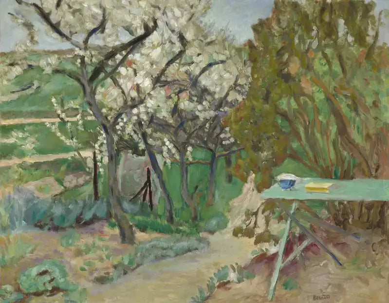 Reproduction du tableau « La Table Verte - Pierre Bonnard » par Alpha Reproduction en peinture à l’huile
