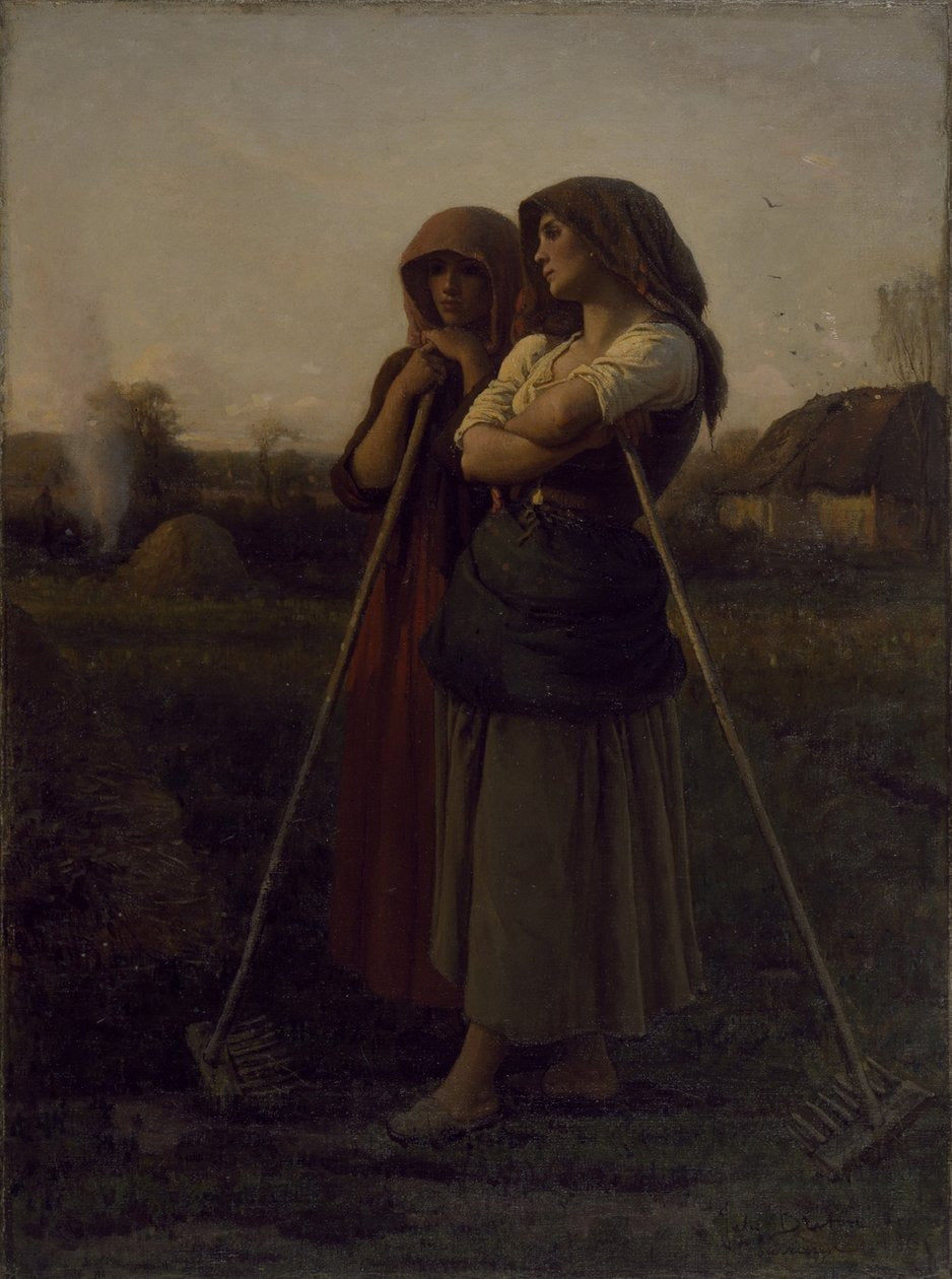 La fin du jour - Jules Breton