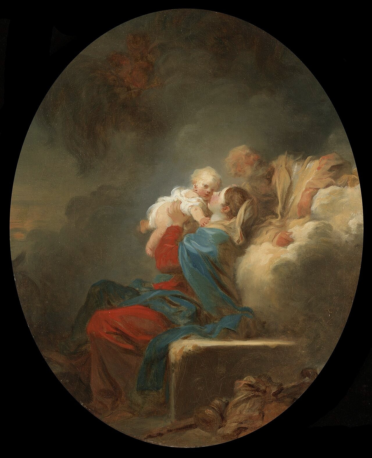 Le repos pendant la fuite en Égypte - Jean-Honoré Fragonard