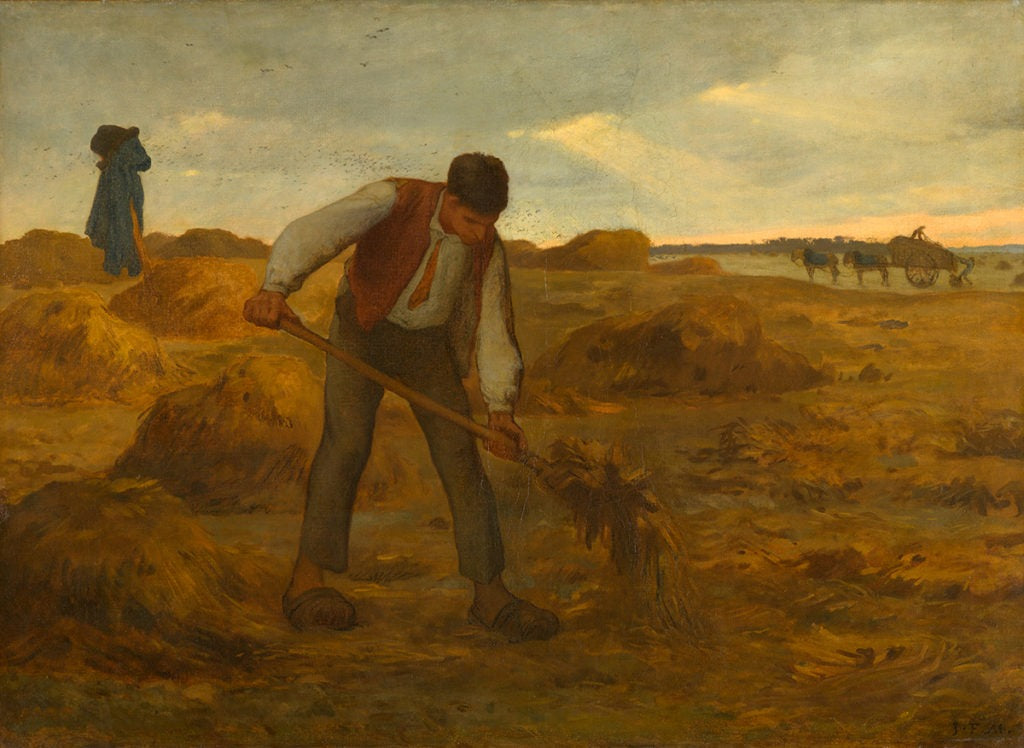 Paysan répandant du fumier - Jean-François Millet